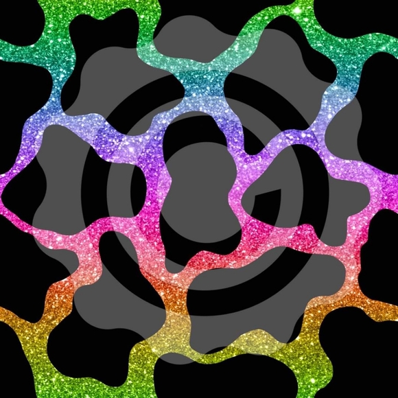 NEW 2 PIECE NEON COW PRINT BELL PANTS SET - Picture 2 of 2